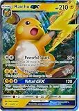 Pokemon Raichu-GX 29/73 Ultra Rare Sun & Moon: Shining Legends Cards