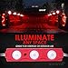 Xprite 8 LED Rock Light Pods Truck Bed Lighting Kit with Switch