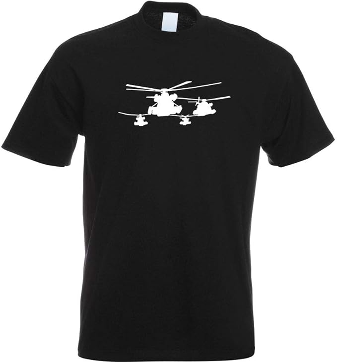 Military Helicopter Aviation TShirt Printed Design Print Gift Idea