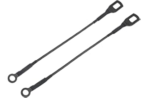 HZ-MONSTAR Tailgate Support Cable Set, Pair of Tailgate Straps, Pair Rear Tailgate Cables Lift Gate Support Straps Pickup Compatible with 1995-2004 Toyota Tacoma 65770-04030 6577004030 38531