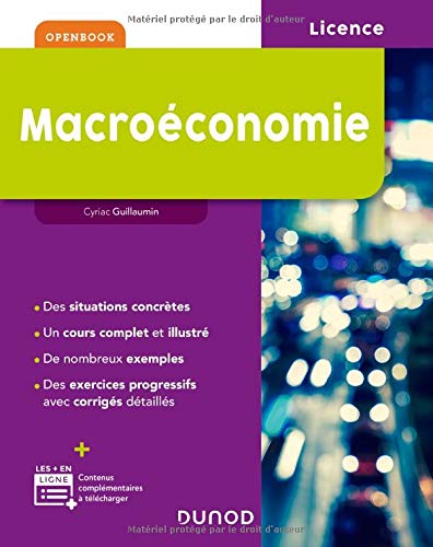 Macroeconomie Licence Licence Openbook French Edition Guillaumin Cyriac 9782100793259 Amazon Com Books