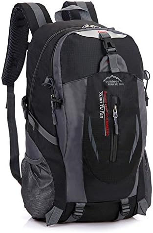 ZCL Lightweight Hiking Backpack, 35L Water-Resistant Nylon Day Pack for Camping Rock Climbing Travel Backpacking