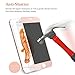 EVERMARKET 3D Full Cover High Transparent Privacy Anti Spy Tempered Glass Screen Protector Film for Apple iPhone 6 and 6s 4.7 Inch - Rose Gold