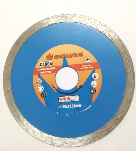 ECLUSIVE continous tile diamond disc blade 125x22.2 wet cutting (Cor C4805)