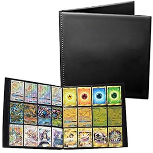 Image of Baken Trading Binder for Standard MTG Pokemon Card Side Loading Perfect for Card Playset in Four X4 4 x 4 Quadrow