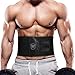 Waist Trimmer, Fullmosa Waist Trainer Ab Belt & Weight Loss & Slimming Fitness Belt,Lower Back/Lumbar/Abdominal Muscle Support, Stomach Fat Burner, Sauna Effect for Men and Women -B-S