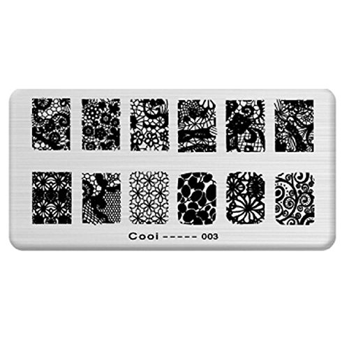 Sannysis DIY Nail Art Image Stamp Stamping Plates Manicure Template (OM24)