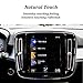 BUENNUS 8.7 Inch Navigation Display Screen Protector for Volvo XC90 2015-2019,S90 2016-2018,V90 2017-2019,XC60/XC40/S60/V60 2019 Sensus Center Touch Screen Tempered Glass Film Cover Anti Scratch