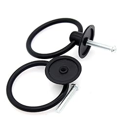 LXZ 6 PCs Cabinet Hardware Drop Ring Pulls Drawer