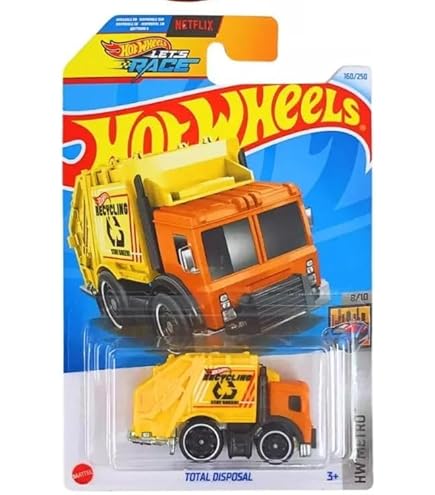 Amazon.com: RECYCLING TRUCK Hot Wheels Biohazard Series Recycling