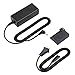 Kapaxen ACK-E8 AC Power Adapter Supply Kit for Canon EOS Rebel T5i / T4i / T3i / T2i / 700D / 650D / 600D / 550D / Kiss X6 / Kiss X5 / Kiss X4 DSLR Cameras