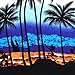 LA LEELA Beach aloha Short slevee Hawaiian Button down Shirts Men Orange_W138 XL