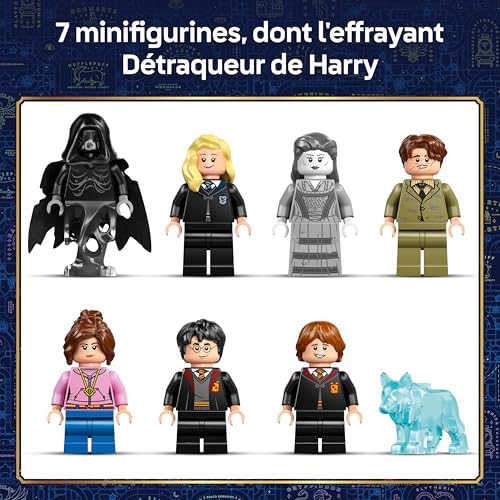 Harry Potter Le Château de Poudlard : l’Infirmerie - Jouet - Maquette Miniature DIY avec 7 Minifigurines Dont Hermione & Ron - Idée Cadeau pour Fille, Garçon & Fans dès 9 Ans 76463