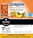 Snapple Peach Iced Tea, Single-Serve Keurig K-Cup Pods, Black and Green Tea, (12 Count of 0.51 oz Pods) 6.2 oz, Pack of 6