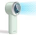 WHATOOK Portable Fan Handheld Mini Fan: High Speed Cooling Fans 10 Hours Battery Life Usb Rechargeable Personal Fans Small Essentials for Women Beach Travel Vacation(Green)