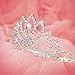 Makone Crystal Tiara Crown Headband for Wedding Prom Bridal Birthday (Style 1)