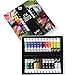 Pluqis Maestro Fine Art Premium Acrylic Paint, Set of 24 Colors, 0.4 oz/12ml
