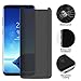 OZOP E-COMMERCE 3D Galaxy S8 Screen Protector Privacy Anti-spy Tempered Glass Screen Film 9H Hardness Anti-Scratch Anti-Peep Shield for Samsung Galaxy S8, Easy Install Bubble Free (Transparent)