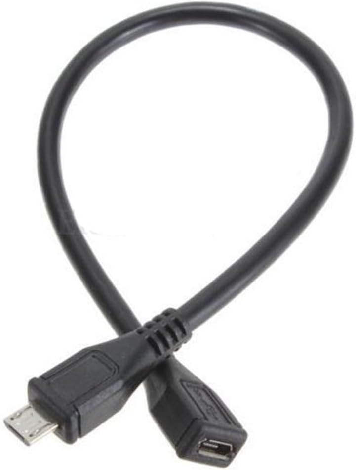 0.3/0.5/1M Micro USB 2.0 Type B Male To Female M/F Extension Extender Charging Cable Cord