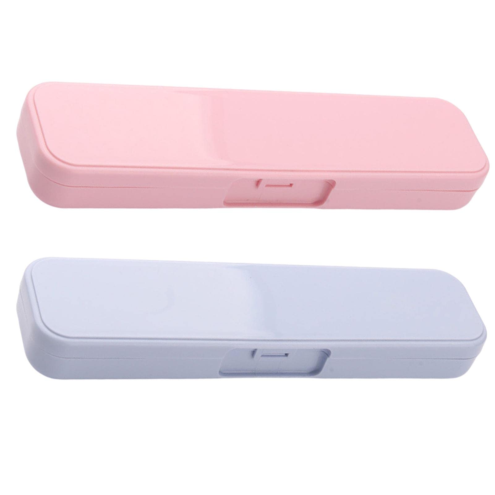 Hahhhha 2pcs Rectangle Flatware Organizer Cutlery Fork Spoon Travel, Portable Flatware Box Tableware Storage Case, Travel Case Tableware Storage (Size:20x5x2.8cm)