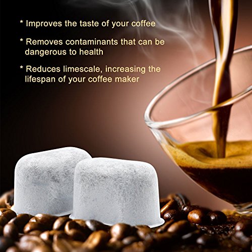 Charcoal Water Filters Replacements Fits Keurig 2.0 Models by Possiave, Pack of 6