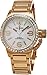 TW Steel Canteen Swarovski Crystal Stainless Steel Plated Rose Gold Watch for Women - Mother-of-Pearl Dial Date TW Steel Watch Womens - 40mm Large Face Ladies Watch TW306