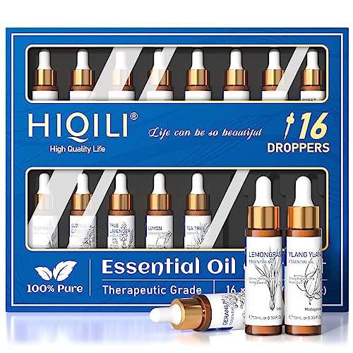 HIQILI 10ML Essential Oils 16 Set ，Independent