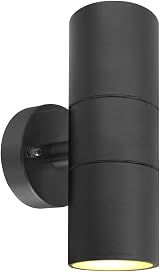 Long Life Lamp Company Black Stainless Steel Up Down Outdoor Wall Light IP65 view 9