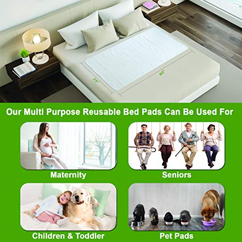 Nobles Premium Quality Quilted Bed Pad Waterproof, Reusable