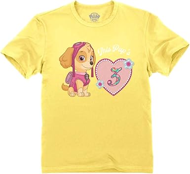 paw patrol birthday shirt for girl