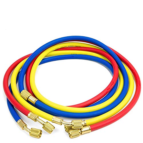 LIYYOO Air Conditioning Refrigerant Charging Hoses with Diagnostic