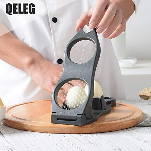 Egg Slicer Solid Diecast Aluminium with Stainless Steel Wires