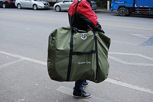 Uelfbaby Bicycle Travel Case Soft Bike Transport Travel Bag Transitory Bicycle Carrying Case with Accessory Bag for Folding Bike Foldaway Bicycle - Thumbnail 4