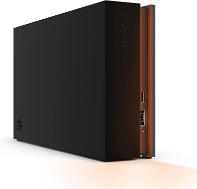 Seagate FireCuda Gaming Hub 8TB External HDD USB 3.2 RGB Lighting Dual USB