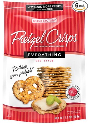 Snack Factory Pretzel Crisps, Everything - Image 2
