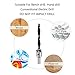 Werkzeug Countersink drill bit Set, Wood Drill Bit Set with One Hex-Key, High Carbon Steel Smart Drill Bit for Woodworking Adjustable Carpentry Reamer Plated (7 PCS)