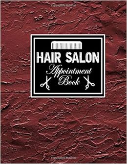 Buy Hair Salon Appointment Book Hair Salon Appointment Books For