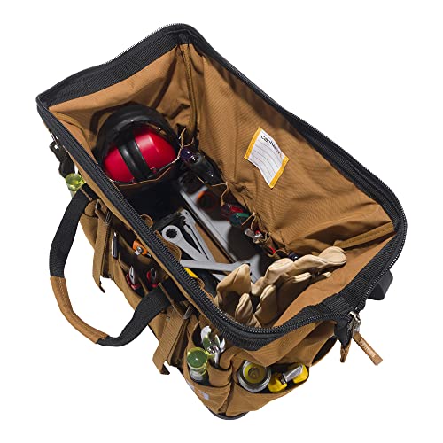 Carhartt Legacy Tool Bag 18Inch W/ Molded Base, Carhartt Brown on