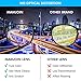 Mamjoin Blue Light Blocking Glasses, 2 Pack Anti Eyestrain Computer Glasses UV Filter Blue Light Blocker Glasses for Men Women, Square Frame & Clear Lens, Non Prescription Screen Bluelight Glasses