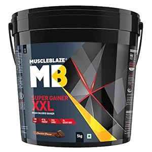 MuscleBlaze Super Mass Gainer (Chocolate, 5 Kg)