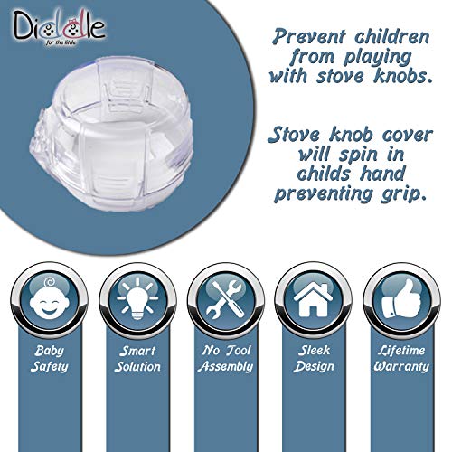 Clear-Stove-Knob-Safety-Covers-6-Pack-Protect-Little-Kids-with-A-Child-Proof-Lock-for-OvenStove-TopGas-Range-BabyToddler-Kitchen-Safety-Guard-Diddle