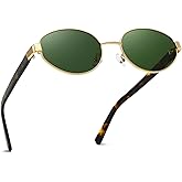 SUNGAIT Retro Oval Sunglasses for Women Polarized Sun Glasses Trendy Classic UV400