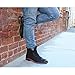 Polar Fox Jonah MPX808567 Mens Casual Perforated Vegan Leather High-Top Red Wing tip Brogue Western Derby Dress Boots – Black, Size 10.5
