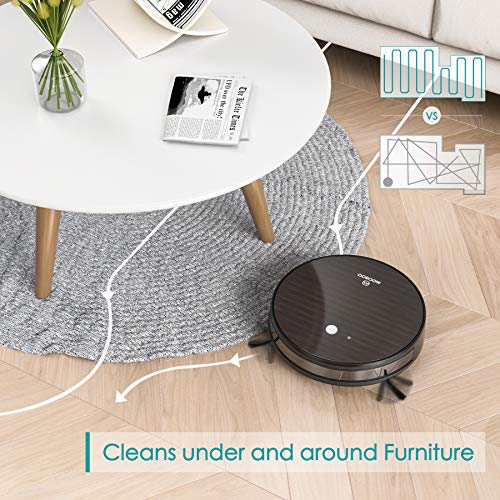 Robot Vacuum, MOOSOO Robotic Vacuum Cleaner, WiFi Connectivity, 1800Pa