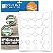 2 Inch Round Labels - Pack of 2,000 Circle Stickers, 100 Sheets - Inkjet/Laser Printer - Online Labels primary