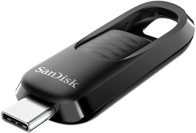 SanDisk Ultra Slider USB Type-C 64GB Flash Drive USB 3.2 Gen 1 300MB/s