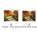 Oucan 5D Diamond Painting Full Drill DIY,Scenery Diamond Painting Embroidery Art Craft Home Decoration Full Drill Diamond Painting Kits for Adults(30x25cm