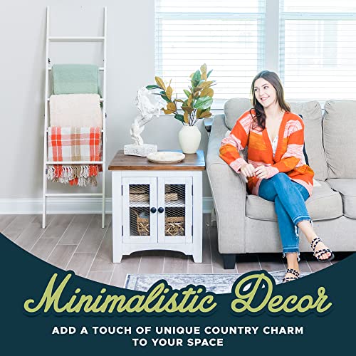 RELODECOR 6Foot Wall Leaning Blanket Ladder, Laminate Snag Free