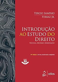 Livro Introdução ao Estudo do Direito - Técnica, Decisão, Dominação