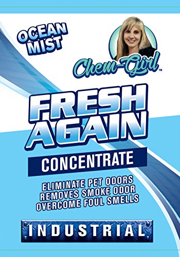 Chem-Girl | FRESH AGAIN | Household Deodorizer | Multi-Purpose Odor Eliminator | Neutralizes Foul Odors | Great for Upholstery, Carpets, Rugs, Dog Beds & Litter Box | Industrial Strength | Concentrate